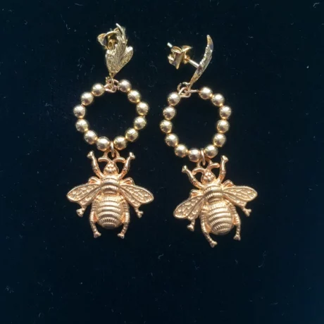 Boucles d’oreilles abeille4