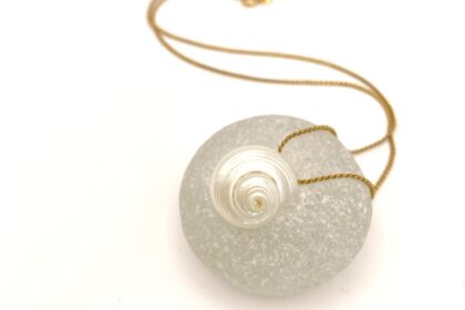 Collier escargot pendant