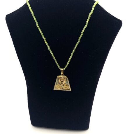 Collier de Jade et pendant pharaon ancien