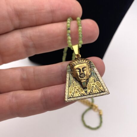 Collier de Jade et pendant pharaon ancien