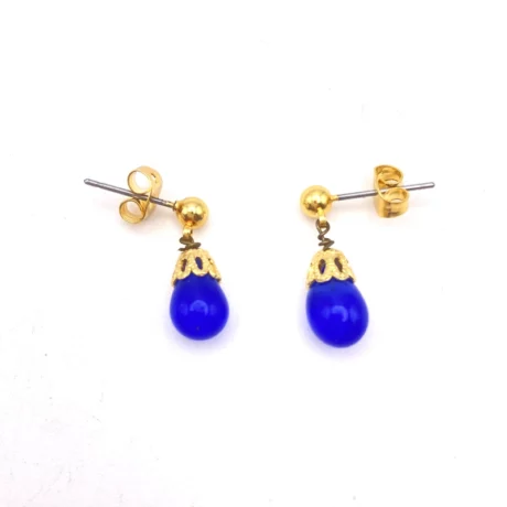 Boucles d’oreilles goutte bleu_07